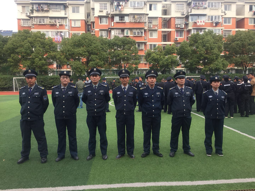 安保技能,保卫校园安全--我校参加市校园保安培